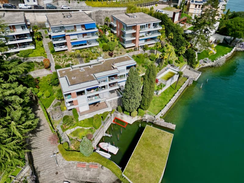 Appartamento Fronte Lago di Lugano con Darsena a Castagnola (2)