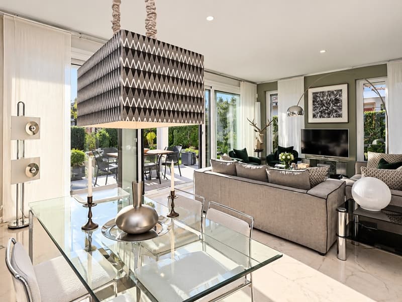 Elegante Appartamento con Giardino Privato in vendita a Montagnola (8)