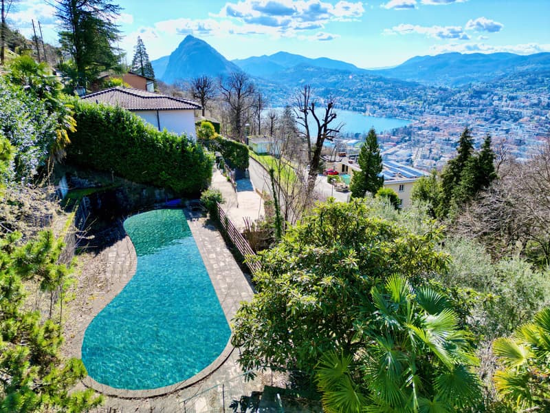 Villa Panoramica da Ristrutturare ad Aldesago - Monte Brè, Lugano (5)