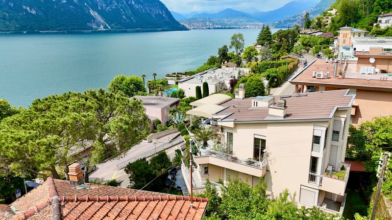 Appartamento con Vista Lago Mozzafiato in vendita a Bissone (5)
