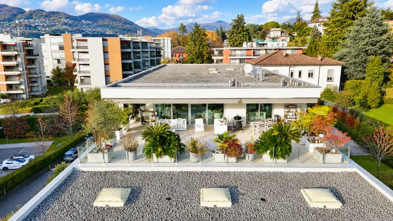 Super Attico Esclusivo con Terrazza Panoramica | Lugano-Viganello (1)