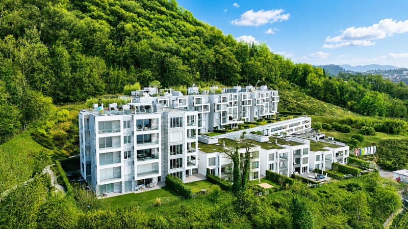 Moderno Appartamento con Giardino: Design, Tecnologia e Vista Lago (2)
