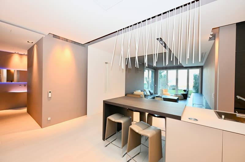 Moderno Appartamento con Giardino: Design, Tecnologia e Vista Lago (4)