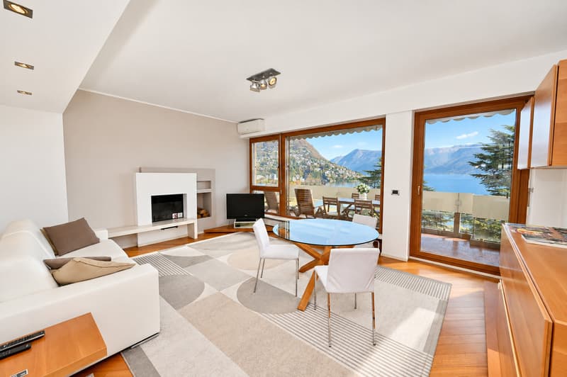 Elegante Appartamento con Vista Lago Mozzafiato a Lugano (6)
