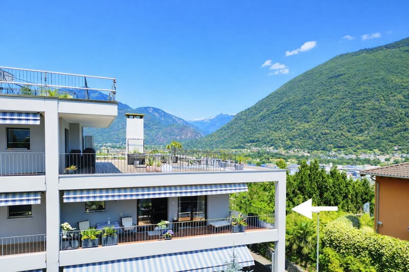 Casa vacanza ad Ascona con terrazza panoramica, vicino al centro città (2)