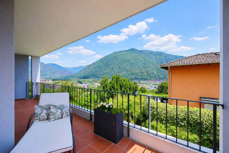 Casa vacanza ad Ascona con terrazza panoramica, vicino al centro città (3)