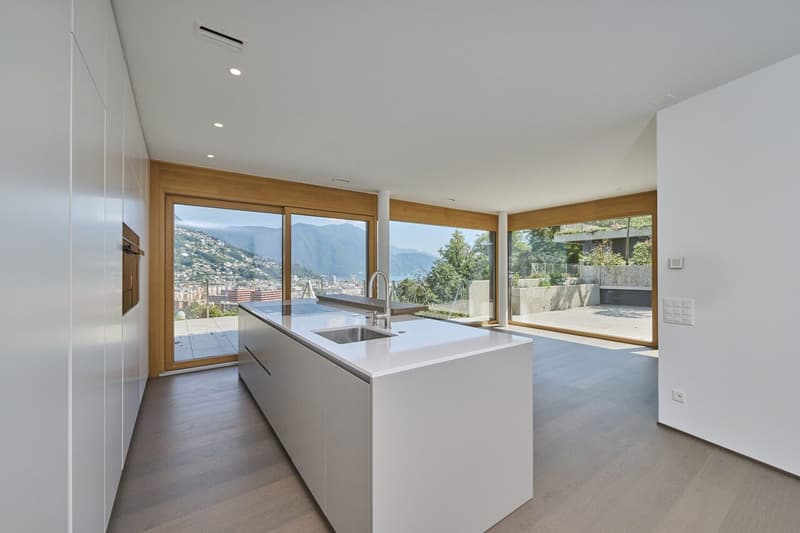 Attico in vendita a Lugano 4,5 locali con terrazza, giardino e vista (2)
