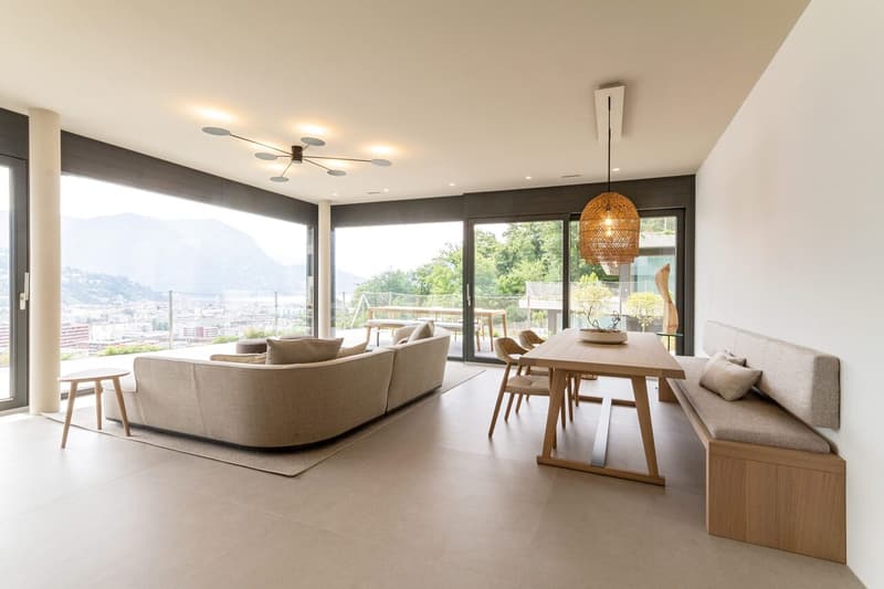 Attico in vendita a Lugano con Terrazza, Giardino e Vista Lago (3)