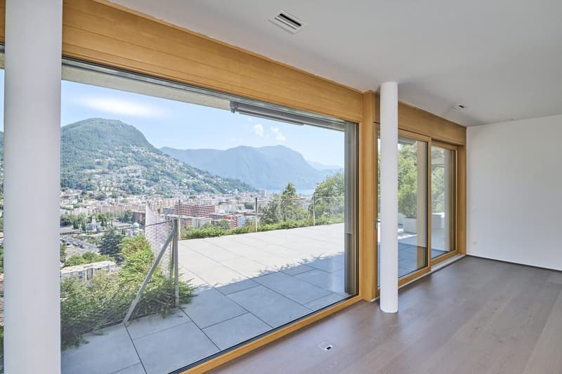 Attico in vendita a Lugano con Terrazza, Giardino e Vista Lago (2)