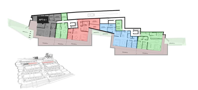 Moderno Appartamento con Terrazza, Giardino e Vista Montagna (12)