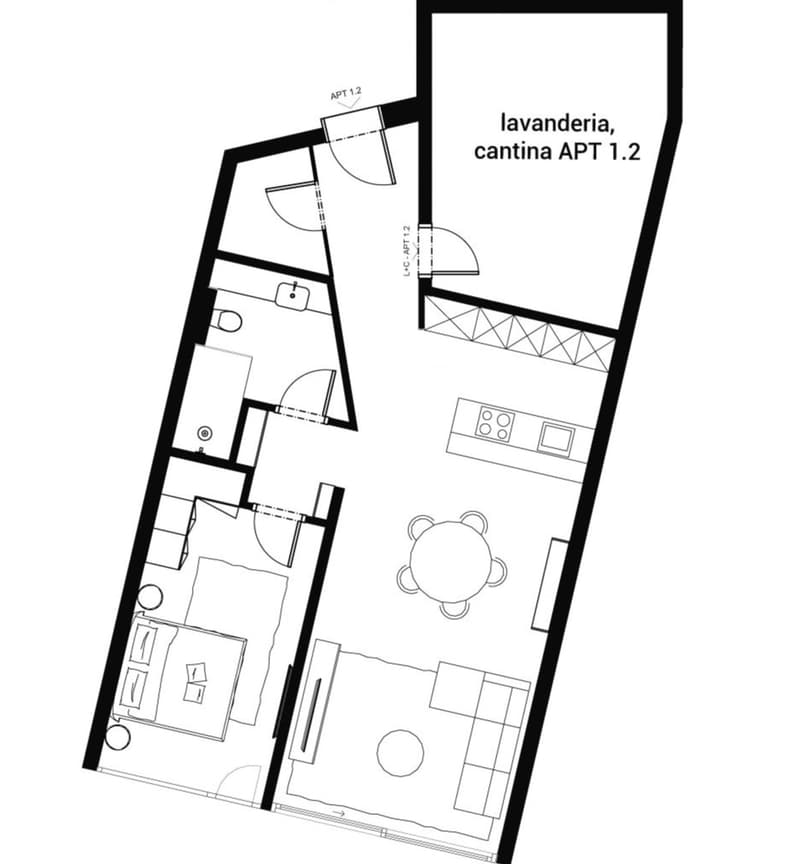 Moderno Appartamento con Ampia Terrazza e Giardino (10)