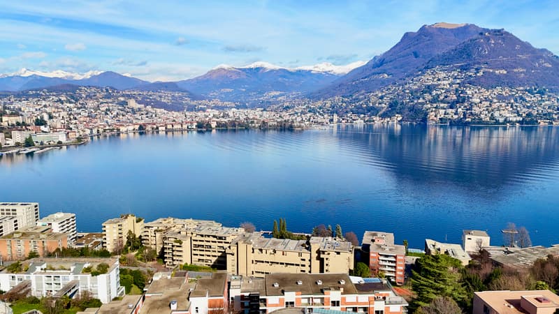 Moderno Attico con Vista sul Lago di Lugano e sulle Montagne (3)