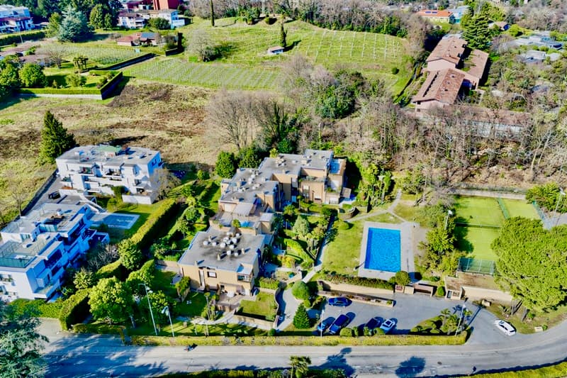 Casa a Schiera con Piscina Condominiale e Campo da Tennis a Gentilino (4)