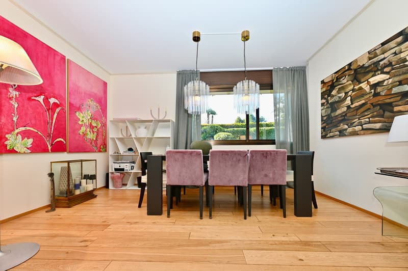 Casa a Schiera con Piscina Condominiale e Campo da Tennis a Gentilino (7)