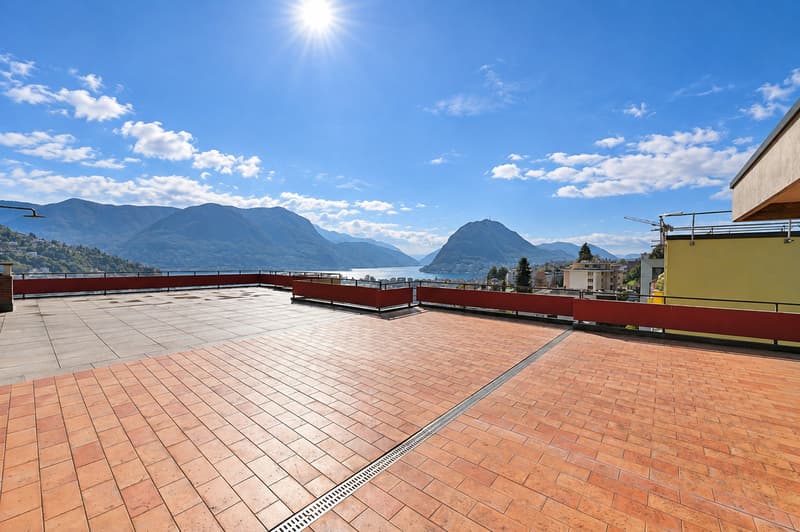 Attico Esclusivo con Terrazza Panoramica a 180 su Lago e Montagne (1)