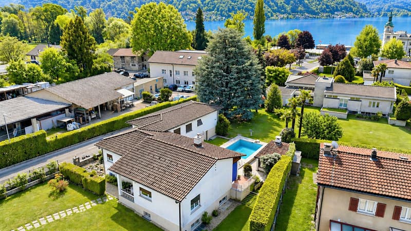 Bauland in Caslano, nur wenige Schritte vom Luganer See entfernt (2)