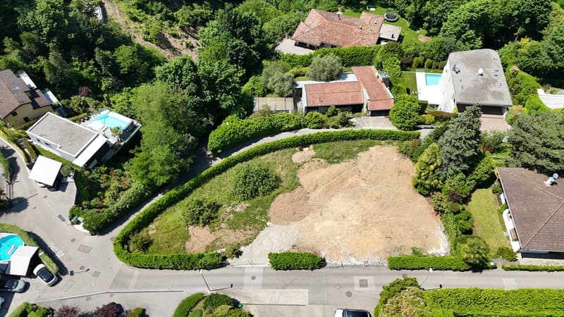 Terreno Edificabile a Montagnola con Splendida Vista sul Lago (5)