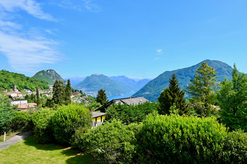 Elegant Modern Villa Surrounded by Greenery with Panoramic View of Lake Lugano (11)