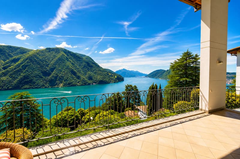 Refined Luxury Duplex with Breathtaking Lake View in Ruvigliana (1)