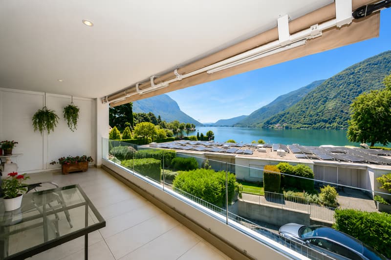 Raffinato Appartamento con Magnifica Vista sul Lago di Lugano (6)