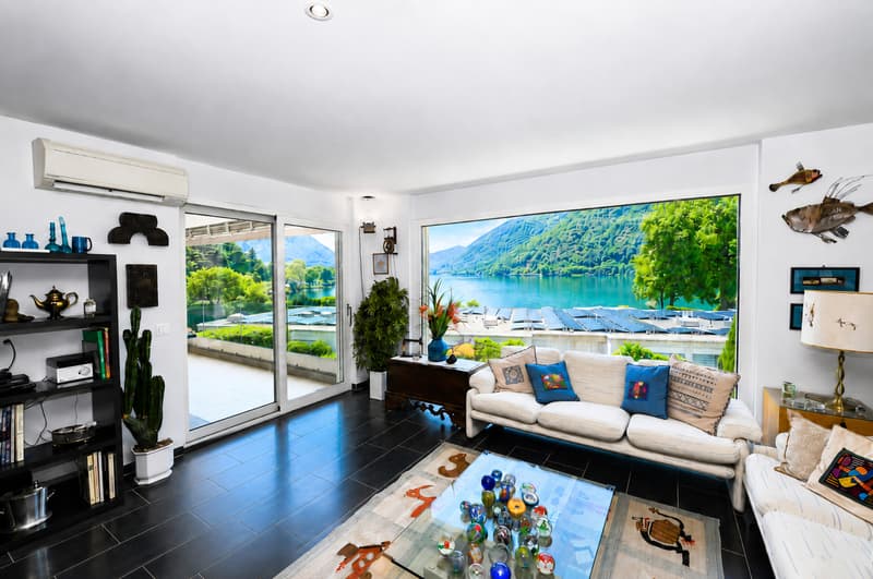 Raffinato Appartamento con Magnifica Vista sul Lago di Lugano (9)