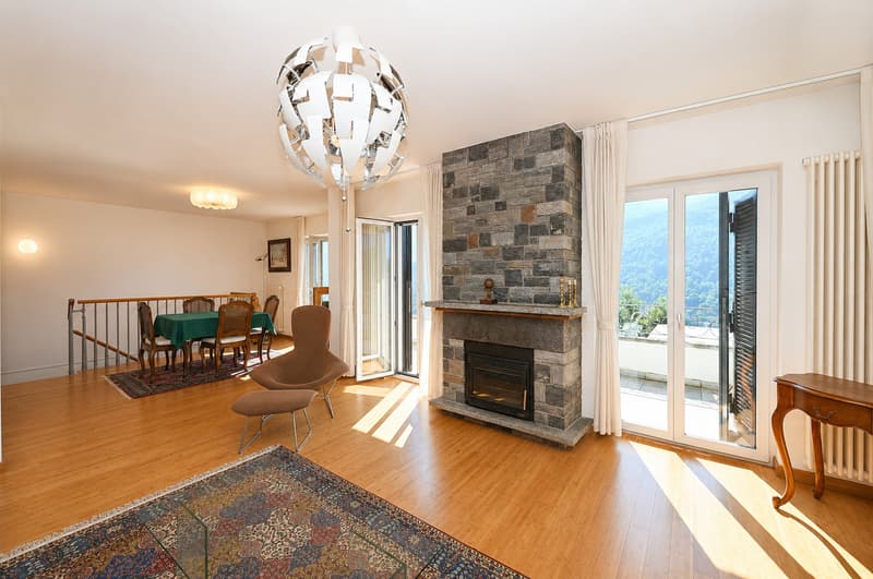 Villa Panoramica con Splendida Vista Lago di Lugano a Morcote (9)