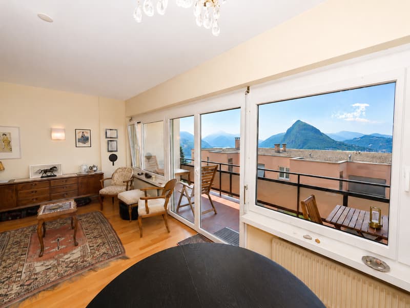Luminoso Appartamento con Splendida Vista Lago a Ruvigliana (7)