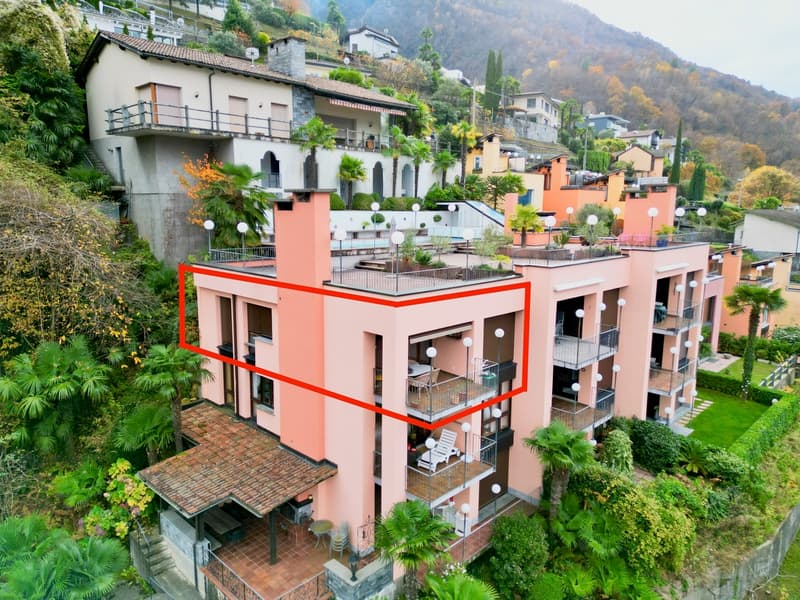 Mediterrane Ferienwohnung mit Seeblick und Aussenpool (13)