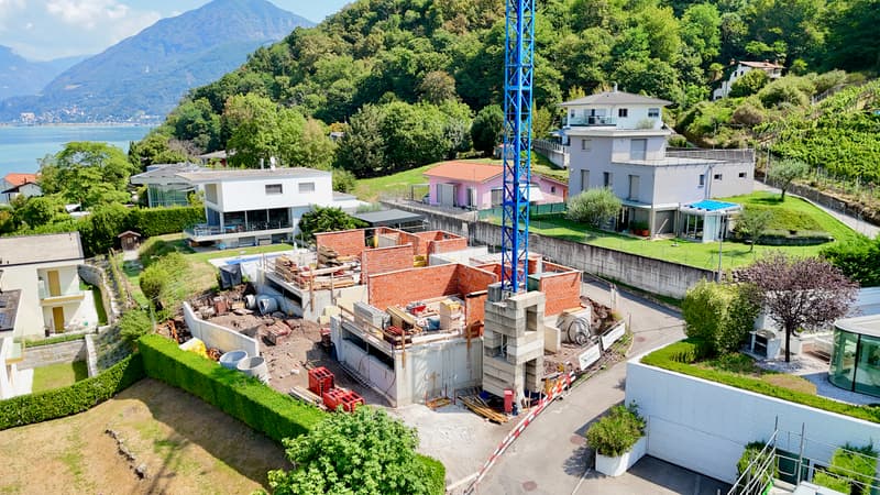 Villa Contemporanea in Fase di Costruzione con Vista Lago (6)