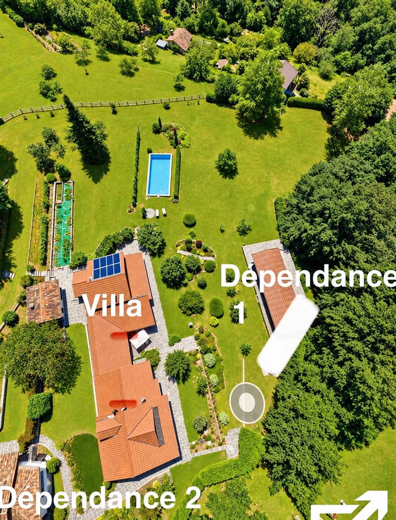 Villa Padronale: Piscina e 2 Dépendance nella quiete della Capriasca (6)