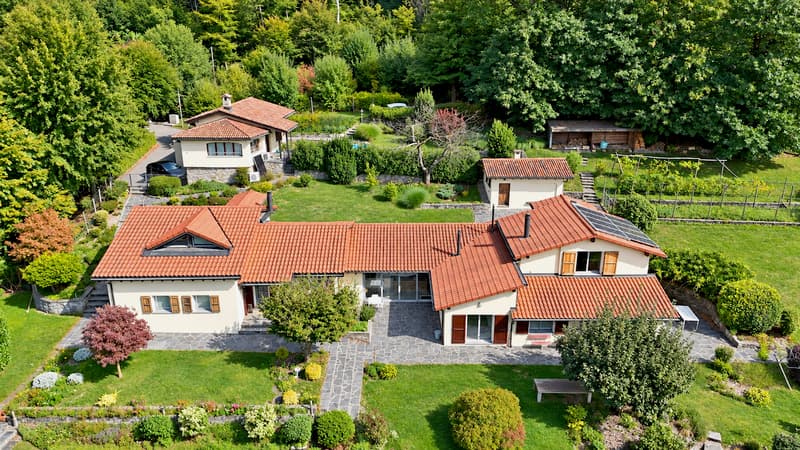 Villa Padronale: Piscina e 2 Dépendance nella quiete della Capriasca (3)