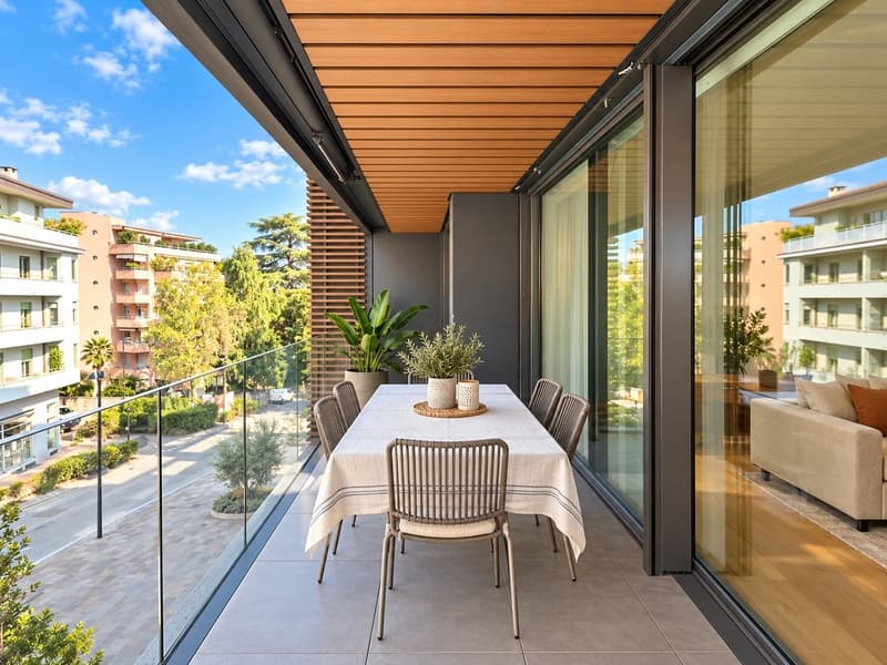 Moderno appartamento con 2 terrazze - 100 m dal Lago di Lugano (5)