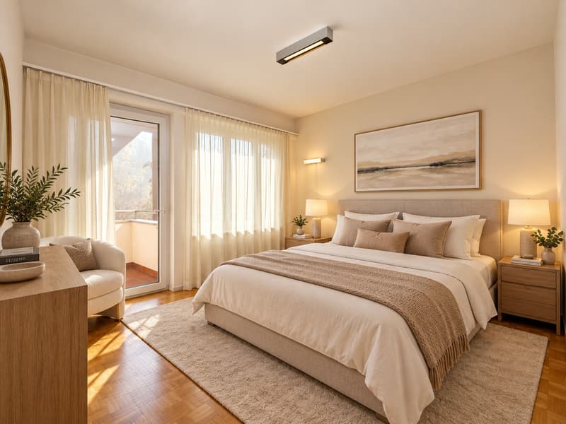 RESIDENZA PRIMARIA - Posizione centrale - 75 m dal lago - 2 balconi (8)