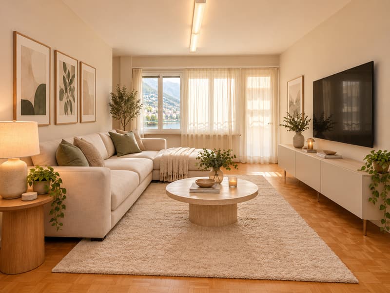 RESIDENZA PRIMARIA - Posizione centrale - 75 m dal lago - 2 balconi (5)