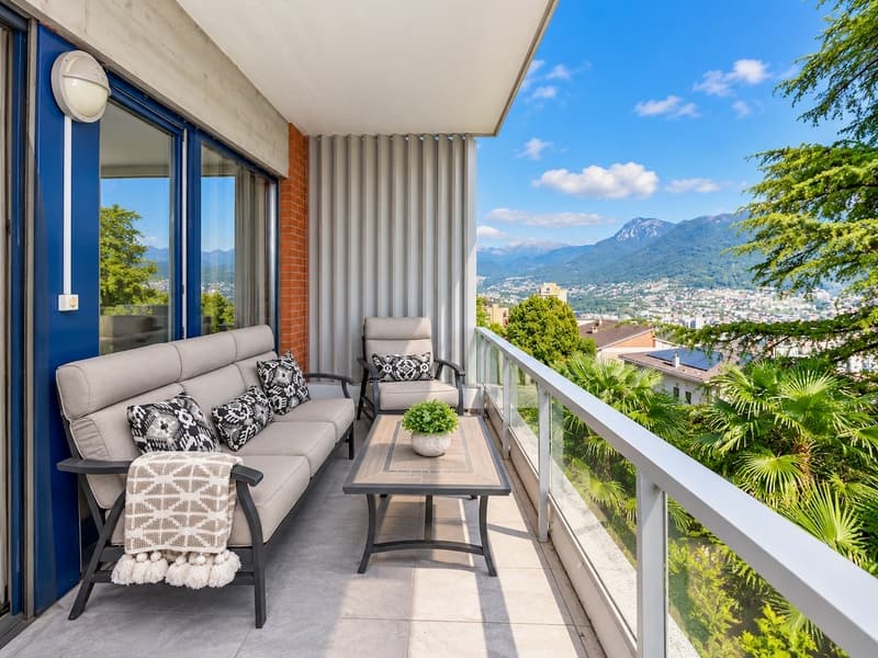 Elegante attico a Massagno con splendida vista sul Lago di Lugano (3)