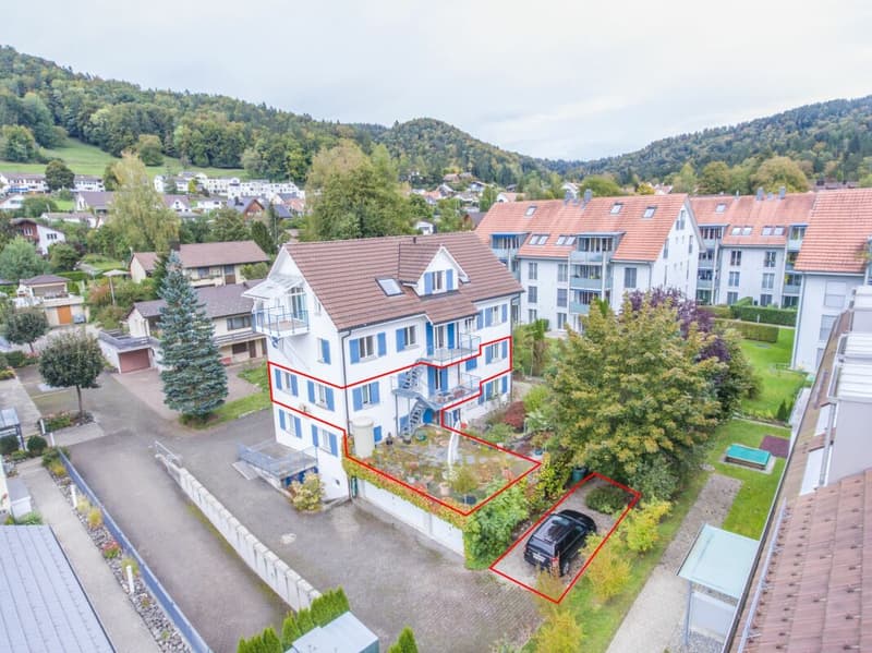 Geräumige 4.5-Zimmerwohnung mit Balkon, Gartensitzplatz und Hobbyraum (1)