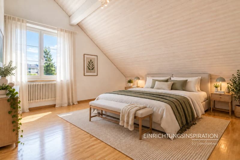 Charmante 3.5-Zimmer-Dachwohnung mit grosszügigem Gartenbereich (8)