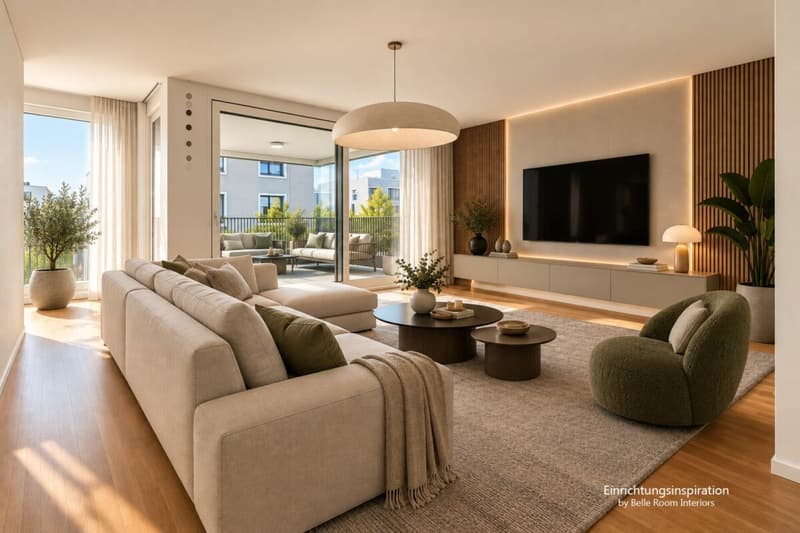 Modern wohnen in Rheinnähe - 4.5-Zimmer-Eigentumswohnung mit Minergie und einem Tiefgaragenplatz (1)