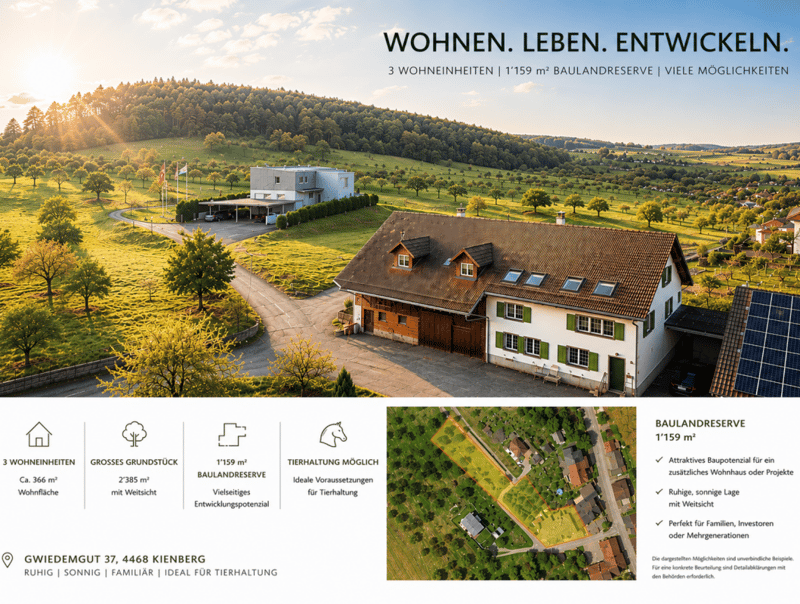 CHARAKTERVOLLES 3-FAMILIENHAUS MIT BAULANDRESERVE | WOHNEN, INVESTIEREN ODER ENTWICKELN (1)