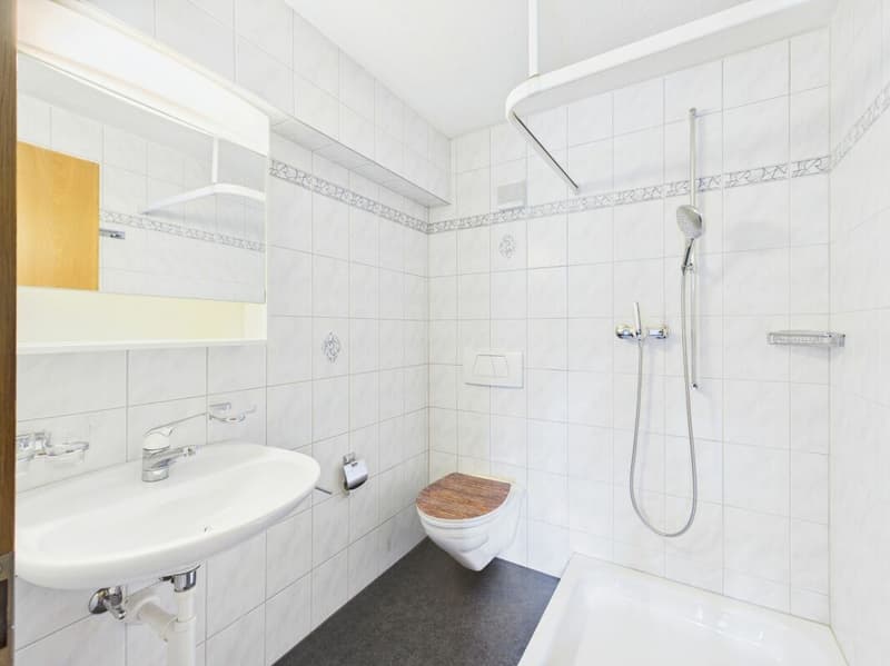 Nasszelle der 2.5 Zimmer-Wohnung
