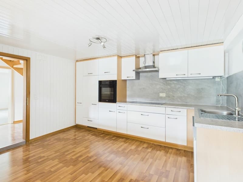 Küche in der Maisonettewohnung