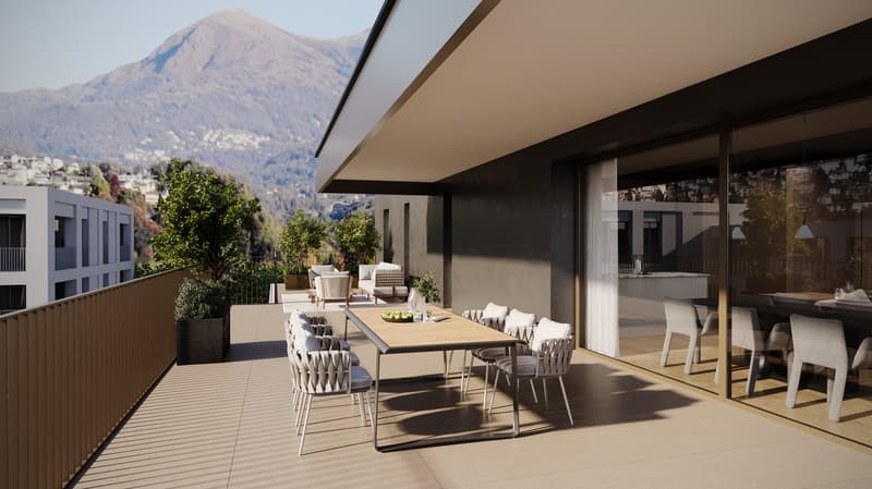 Prächtiges Penthouse mit 4.5 Zimmern und großer Terrasse (3)