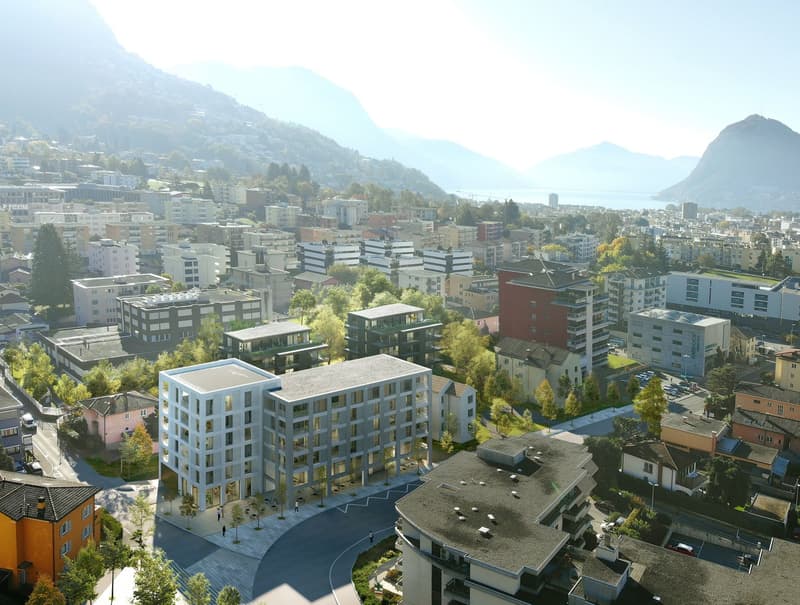 Pregassona - Espace commercial à louer au rez-de-chaussée (3)