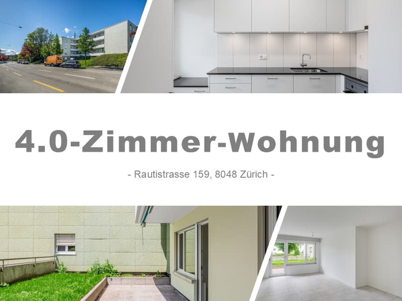 Appartement rénové de 4.0 pièces avec espace de jardin à Zürich-Altstetten (1)