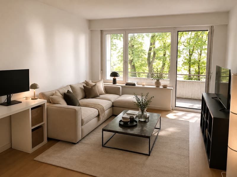 Gemütliche 2-Zimmer-Wohnung mit Balkon in Zürich-Altstetten (3)
