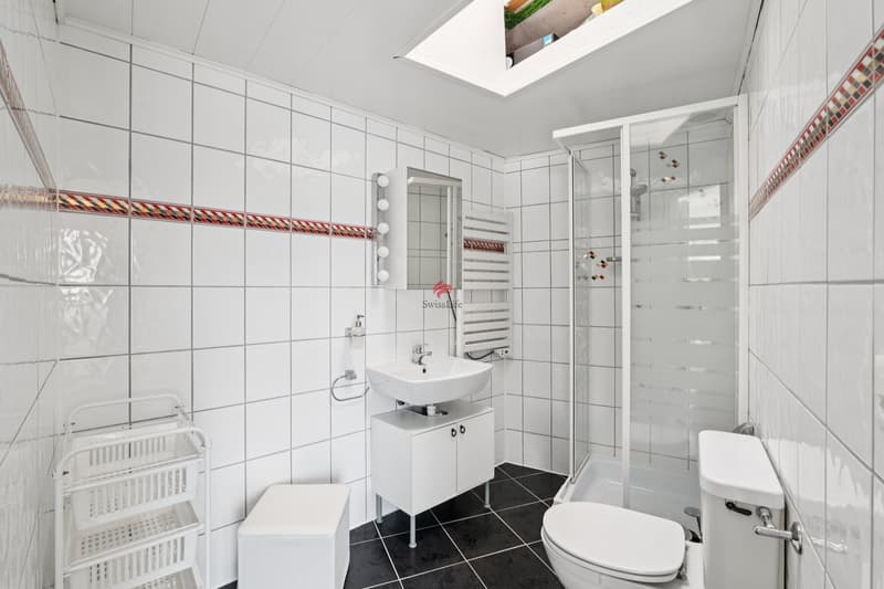 2½-Zimmer-Einliegerwohnung, Badezimmer mit Dusche, WC