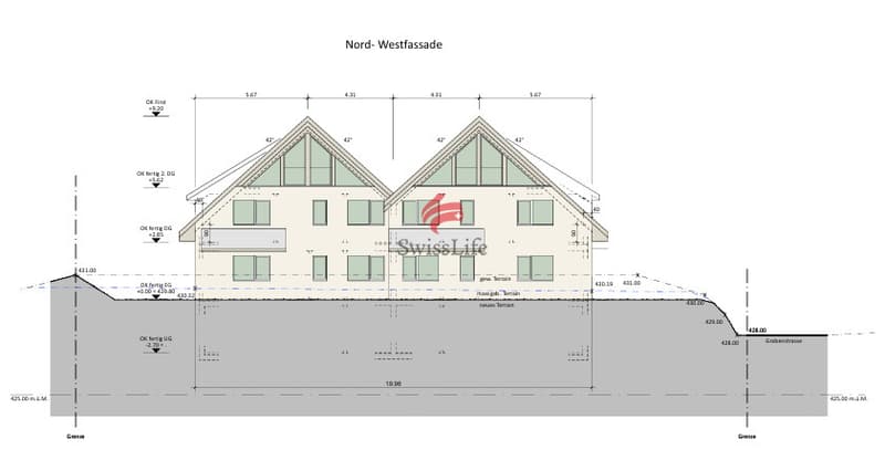 Nord-West-Fassade