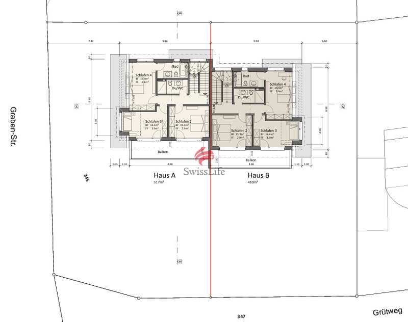 Grundrissplan OG