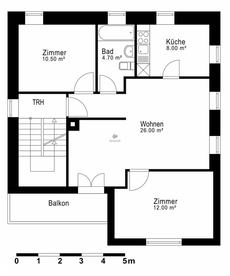 Grundriss 1. Stock
