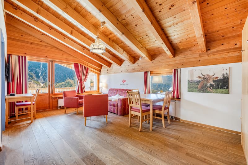Appartement de vacances ensoleillé avec panorama de montagne (1)